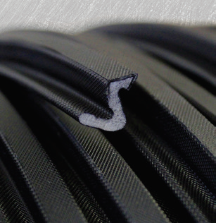 Z Soft Seal Stripping. To seal the perimeter of Bi-Fold doors