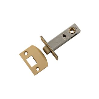 Tube Latch Split Cam Satin Brass Backset 60mm