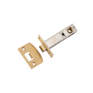 Tube Latch Split Cam Satin Brass Backset 70mm