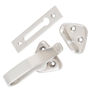 9806 - Hopper Window Catch - Satin Nickel