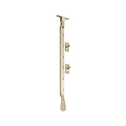 Casement Stay Base Fix Large Satin Brass