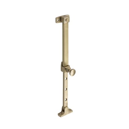 Casement Stay Telescopic Pin Satin Brass