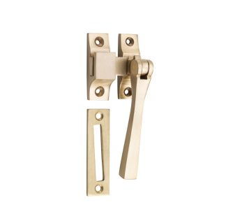 Casement Fastener Square Satin Brass