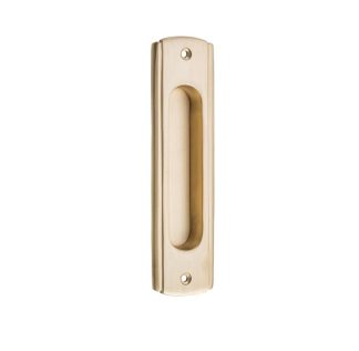 Tradco 6690 Sliding Door Pull Traditional Satin Brass H150xW43mm