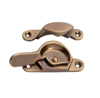 2283 Narrow Fitch Fastener - Antique Brass