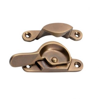2283 Narrow Fitch Fastener - Antique Brass