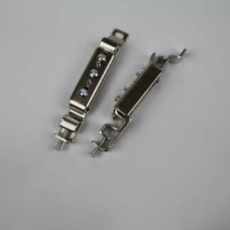 Steel Drawer Front Fixing Bracket for wire drawers. Chrome Finish