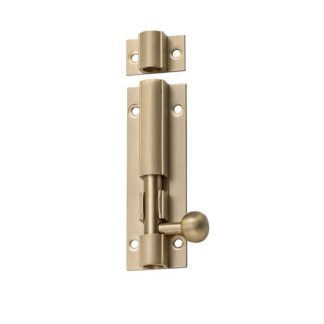 6671 - Barrel Bolt - 75x25mm - Satin Brass