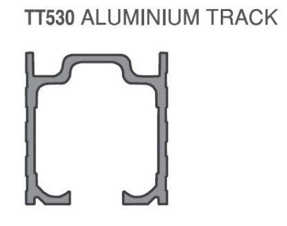 Trojan Sliding Door Track 3000Mm. 4 Trojan Sliding Door Track 3000mm. - Image 4