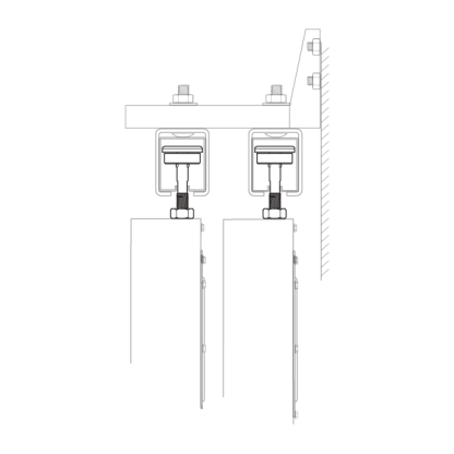 Sliding Door Top Roller Guide. - Image 2