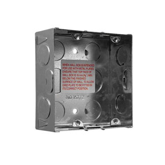 Bakelite Wall Box Double