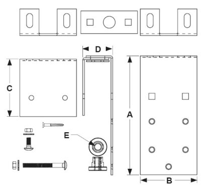 Eltrak EH36 Barn Door Apron Set - Image 2