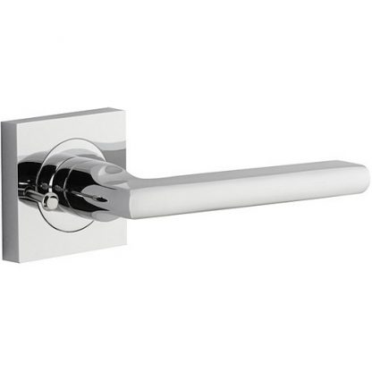 Privacy Door Handle. Baltimore Square Rose. 2 Privacy Door Handle. Baltimore Square Rose. - Polished Chrome