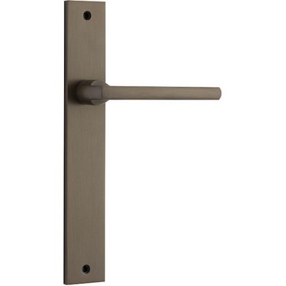 Passage Door Handle. Baltimore Lever Rectangular. - Signature Brass