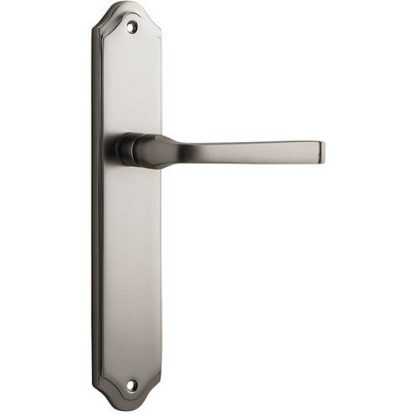 Passage Door Handle. Annecy Lever Shouldered. - Satin Nickel