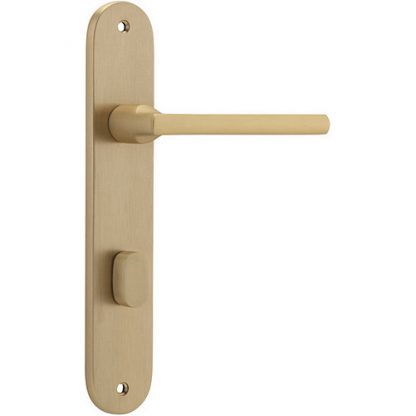 Privacy Door Handle. Baltimore Lever Oval. 7 Privacy Door Handle. Baltimore Lever Oval. - Brushed Brass