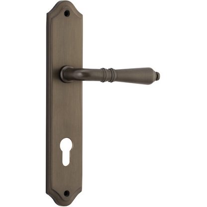 Entrance Door Handle. Sarlat Lever Shouldered. 8 Entrance Door Handle. Sarlat Lever Shouldered. - Signature Brass
