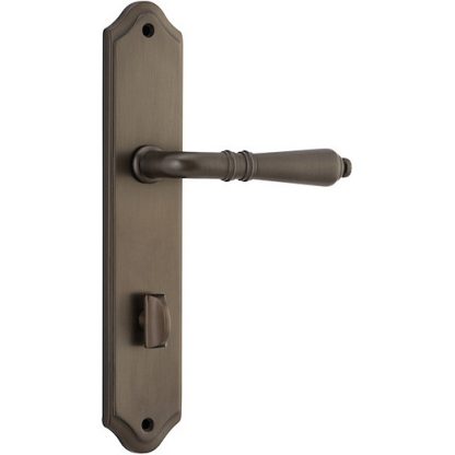 Privacy Door Handle. Sarlat Lever Shouldered. - Signature Brass