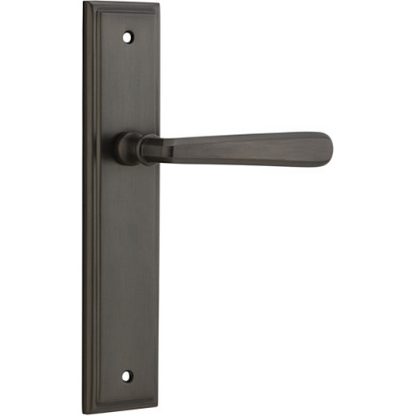 Passage Door Handle. Copenhagen Lever, Stepped. - Signature Brass