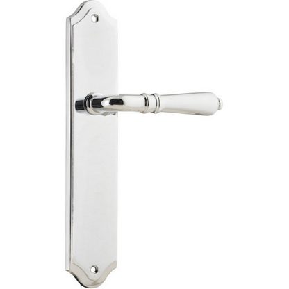 Passage Door Handle. Sarlat Lever Shouldered. - Polished Chrome