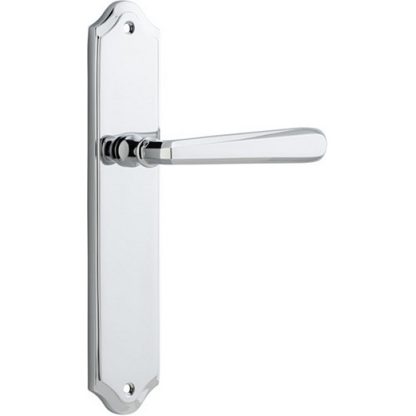 Passage Door Handle. Copenhagen Lever, Shouldered. - Polished Chrome