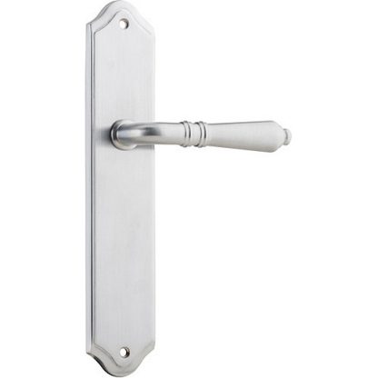 Passage Door Handle. Sarlat Lever Shouldered. - Brushed Chrome