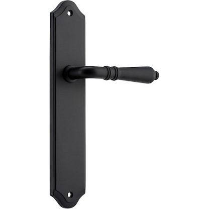 Passage Door Handle. Sarlat Lever Shouldered. - Matt Black