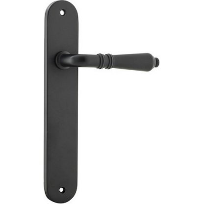 Passage Door Handle. Sarlat Lever Oval. 5 Passage Door Handle. Sarlat Lever Oval. - Matt Black