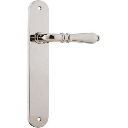 Passage Door Handle. Sarlat Lever Oval. 4 Passage Door Handle. Sarlat Lever Oval. - Polished Nickel