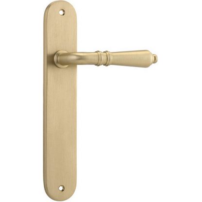 Passage Door Handle. Sarlat Lever Oval. 2 Passage Door Handle. Sarlat Lever Oval. - Brushed Brass