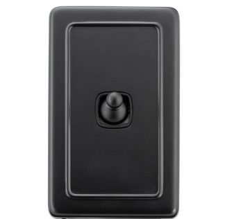 Light Switch Flat Plate. 1 Gang Toggle