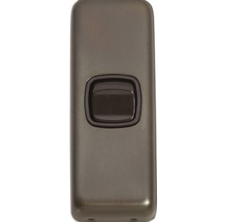 Light Switch Flat Plate. Architrave 1 Gang Rocker