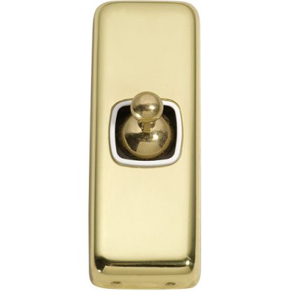 Light Switch Flat Plate. Architrave 1 Gang Toggle