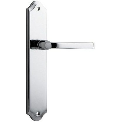 Passage Door Handle. Annecy Lever Shouldered. - Polished Chrome
