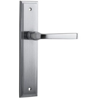 Passage Door Handle. Annecy Lever Stepped. 3 Passage Door Handle. Annecy Lever Stepped. - Brushed Chrome
