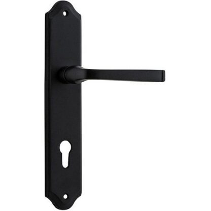 Entrance Door Handle. Annecy Lever Shouldered. 5 Entrance Door Handle. Annecy Lever Shouldered. - Matt Black