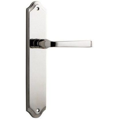 Passage Door Handle. Annecy Lever Shouldered. - Polished Nickel