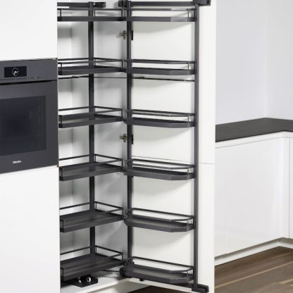 Kessebohmer Tandem Pantry 450mm, Anthracite. Arena Style - Image 4