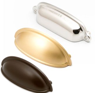 Castella Decade Cup Pulls. Various finishes and sizes