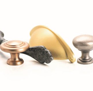 Castella Shaker Knobs and Pulls. Available from Elraco