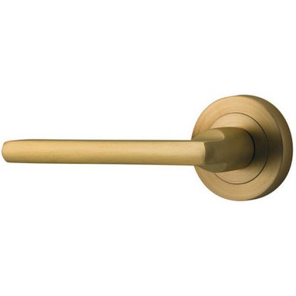 Dummy Baltimore Lever. Fixed Half Set Left Hand 6 Baltimore on Rose Door Handles