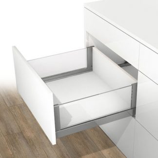 Nova Pro Scala Drawer Kit 186mm(H) - Ice White Glass Insert - 40kg Rated
