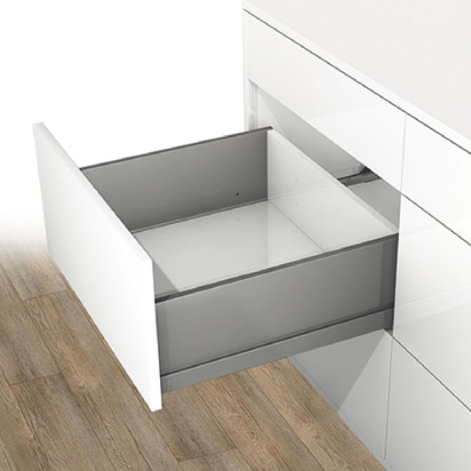 Nova Pro Scala Drawer Kit 250mm(H) - Ice White - 40kg Rated