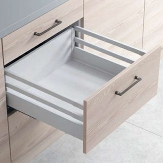 Soft Close Drawer. Matrix Box S. 199mm Double Rail. White