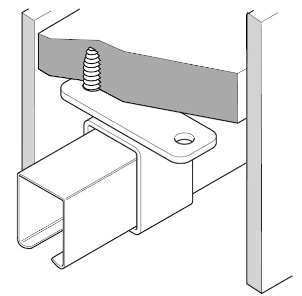 Eltrak EH26 Single Overhead Cavity Support Bracket - Image 2