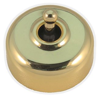 Classic toggle switch with deep smooth cover