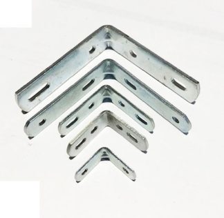 Angle Bracket - Equal Lengths - Zinc Plated Steel - Various Sizes