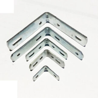 Angle Bracket - Equal Lengths - Zinc Plated Steel - Various Sizes