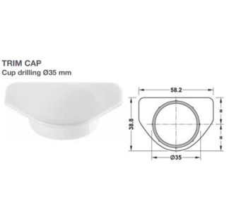 Concealed Hinge Trim Cap