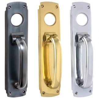 Tradco Deco Pull Handle with Knocker - 240x60mm